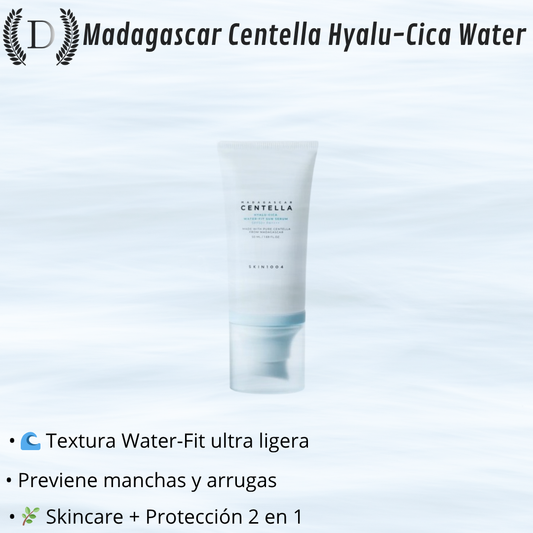 Hyalu-Cica Water-Fit Sun Serum UV 50Ml , crema de sol Coreana